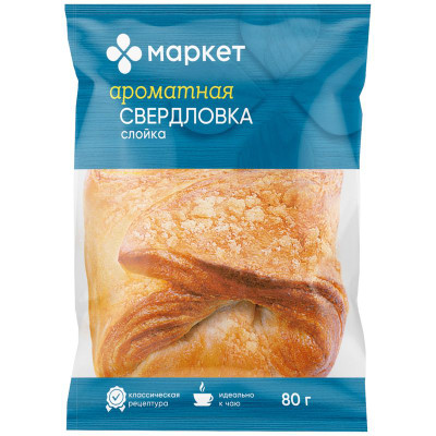 Изображение товара Слойка Свердловка Маркет Перекрёсток, 80г