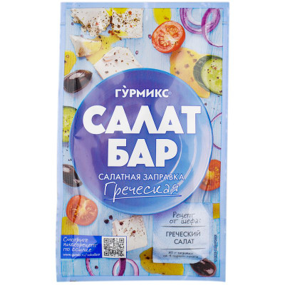 Изображение товара Соус Гурмикс Заправка салатная Греческая, 75мл