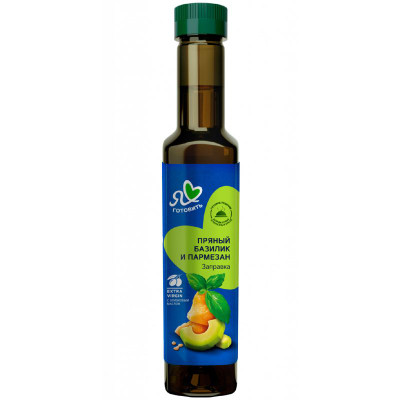 Изображение товара Салатная заправка Я люблю готовить Пряный базилик и пармезан, 250мл