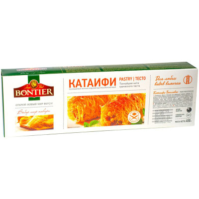Изображение товара Тесто Bontier Катаифи замороженное, 450г