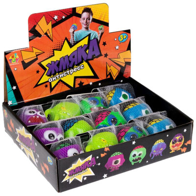 Изображение товара Игрушка 1Toy Жмяка с шариками Т23435
