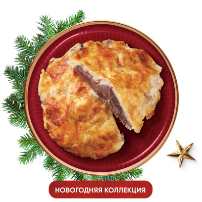 Изображение товара Мясо по-французски с говядиной и шампиньонами Перекрёсток Select, 190г