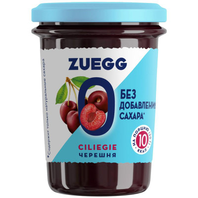 Изображение товара Конфитюр Zuegg из черешни с пониженной калорийностью, 220г