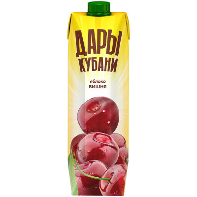 Изображение товара Нектар Дары Кубани яблоко-вишня, 950мл