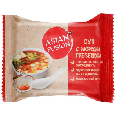 Изображение товара Суп Asian Fusion с морским гребешком быстрого приготовления, 12г