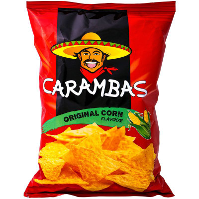 Изображение товара Чипсы кукурузные Carambas Original, 150г