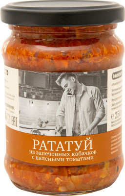 Изображение товара Рататуй Tomtom из запечённых кабачков с вялеными томатами, 250г
