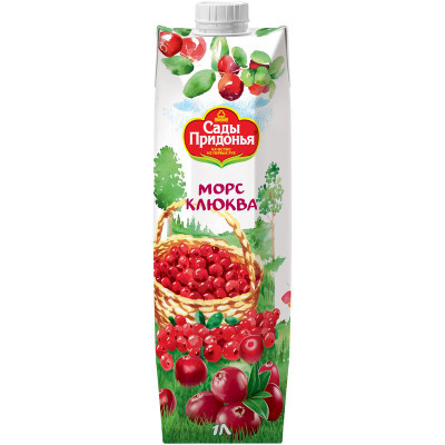 Изображение товара Морс Сады Придонья клюквенный, 1л