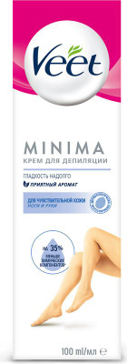 Изображение товара Крем для депиляции Veet Minima для чувствительной кожи, 100мл