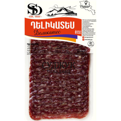 Изображение товара Суджук SD сыровяленый полусухое из говядины категории А, 50г