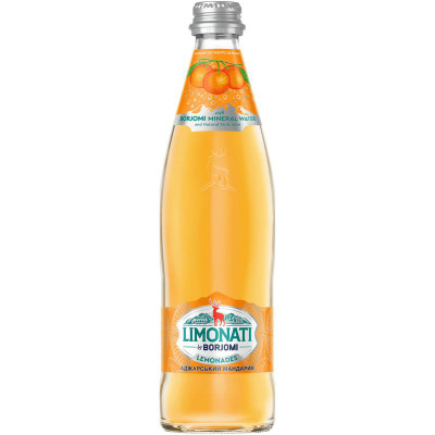 Изображение товара Напиток газированный Borjomi Limonati мандарин, 500мл