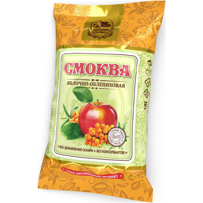Изображение товара Смоква Бабушкина пастила яблочно-облепиховая, 50г