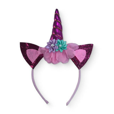 Изображение товара Ободок Единорог карнавальный для взрослых Маркет