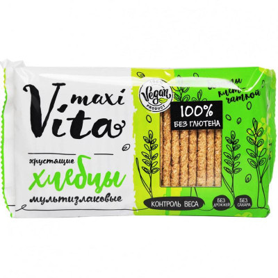 Изображение товара Хлебцы Maxi Vita мультизлаковые хрустящие, 150г