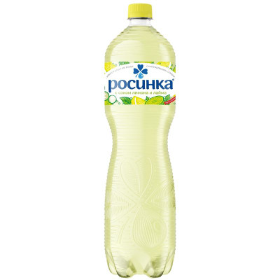 Изображение товара Напиток безалкогольный Липецкая росинка Липецкая Лайт лимон-лайм среднегазированный, 1.5л