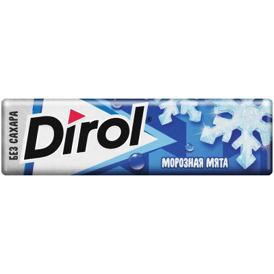 Изображение товара Жевательная резинка Dirol Морозная мята в подушечках, 13.6г