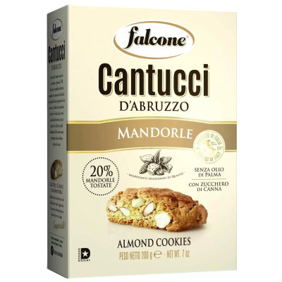 Изображение товара Печенье Falcone сахарное с миндалем, 200г
