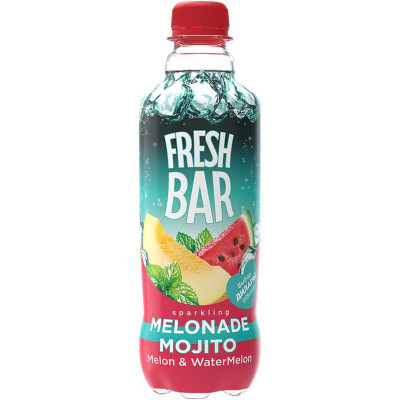 Изображение товара Напиток газированный Fresh Bar Мелонейд Мохито, 480мл