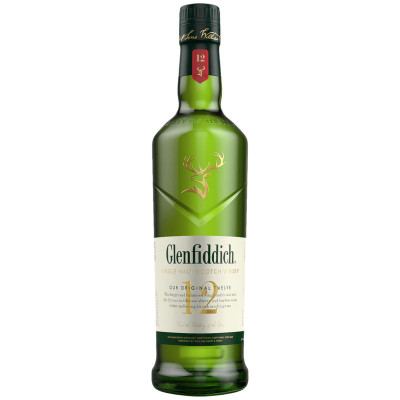 Изображение товара Виски Glenfiddich 12-летний шотландский односолодовый 40% в подарочной упаковке, 700мл
