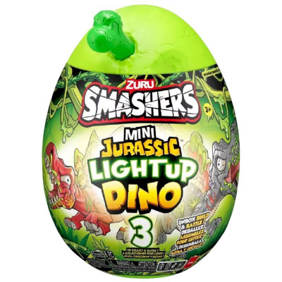 Изображение товара Капсула-сюрприз Zuru Smashers с мини динозавром, в ассортименте