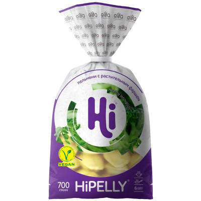 Изображение товара Полуфабрикат Hipelly растительный замороженный в тесте, 700г