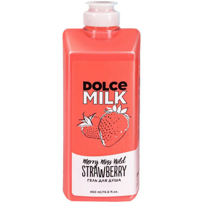 Изображение товара Гель Dolce Milk для душа Мисс клубничный компромисс, 460мл