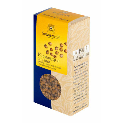 Кориандр Sonnentor в зёрнах, 35г