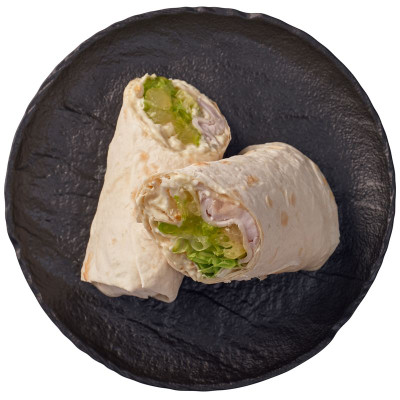 Изображение товара Сэндвич-ролл с курицей и грушевым конфитюром Перекрёсток Select, 165г