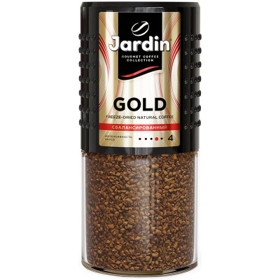 Изображение товара Кофе Jardin Голд растворимый сублимированный, 190г