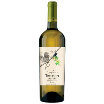 Изображение товара Вино Solvino Мускат белое полусладкое 12%, 750мл