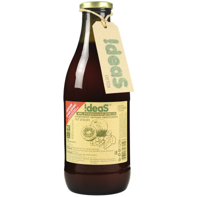 Изображение товара Сок !Deas грейпфрутовый с черной смородиной, 1л