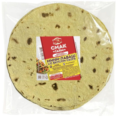 Изображение товара Мини-лаваш Черемушки Смак-Тайм со вкусом сыра, 80г