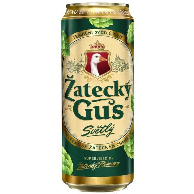 Изображение товара Пиво Zatecky Gus светлое 4.6%, 450мл