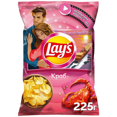 Изображение товара Чипсы Lay's Краб, 225г