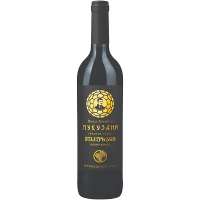Изображение товара Вино Вина Тавадзе Мукузани красное сухое 12%, 750мл