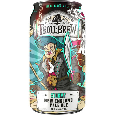 Изображение товара Пиво Troll Brew Nepa светлое пшеничное пастеризованное нефильтрованное, 330мл