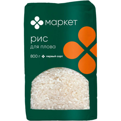 Изображение товара Рис для плова Маркет, 800г