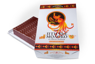 Изображение товара Торт бисквитный Фили-Бейкер Народная птичка классическая, 500г