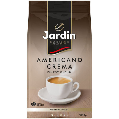 Изображение товара Кофе Jardin Americano Crema жареный в зёрнах, 1кг