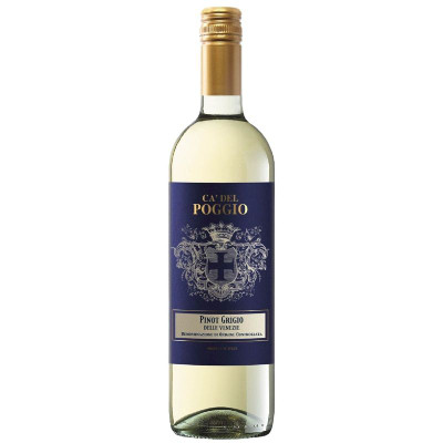 Изображение товара Вино Ca'Del Poggio Pinot Grigio delle Venezie белое сухое 12%, 750мл