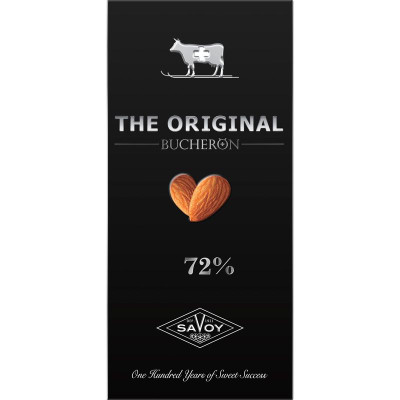 Изображение товара Шоколад Bucheron The Original Горький с миндалем, 90г