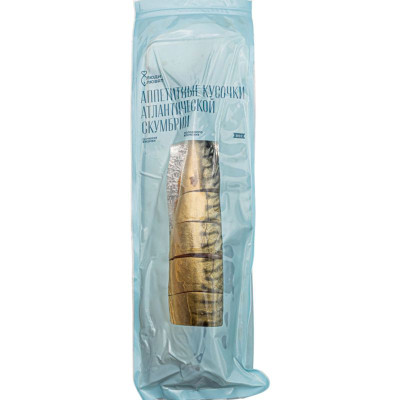 Изображение товара Скумбрия атлантическая кусочки холодного копчения Люди Любят, 300г