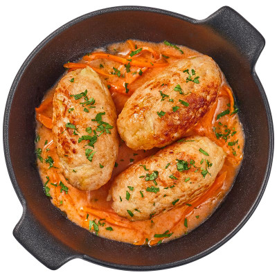 Изображение товара Голубцы ленивые в томатно-сметанном соусе Перекрёсток Select, 150г