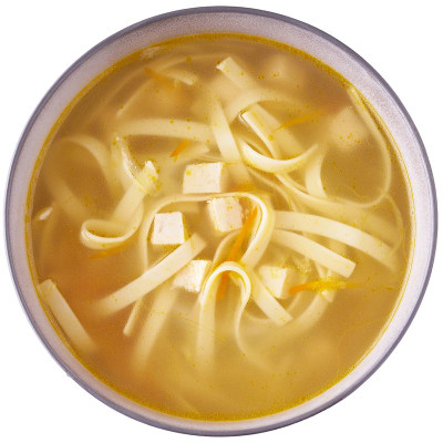 Изображение товара Суп Куриный с домашней лапшой Перекрёсток Select, 270г