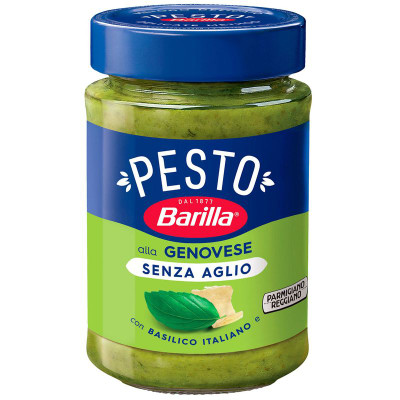 Изображение товара Соус Barilla Pesto Genovese senza Aglio с базиликом (без чеснока), 190мл