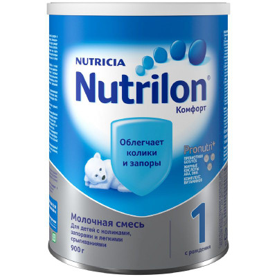 Изображение товара Смесь Nutrilon 1 Комфорт с рождения, 900г
