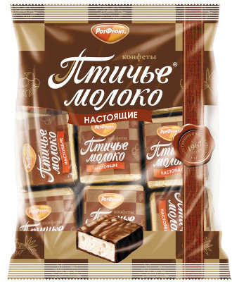Изображение товара Конфеты Рот Фронт Птичье молоко настоящее, 225г