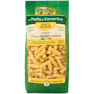 Изображение товара Фузилли La Pasta Di Camerlino из твёрдых сортов пшеницы, 500г
