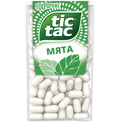 Изображение товара Драже Tic Tac со вкусом мяты, 49г