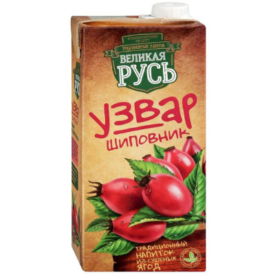 Изображение товара Узвар Великая Русь из шиповника, 1л
